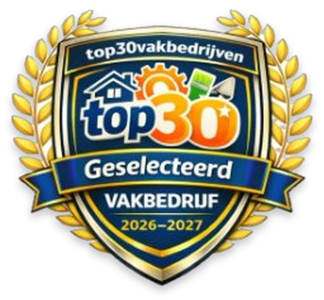 Top 30 Vakbedrijven keurmerk — Geselecteerd vakbedrijf 2026-2027